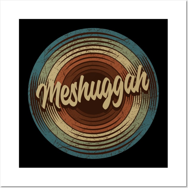 Meshuggah Vintage Vinyl Wall Art by musiconspiracy